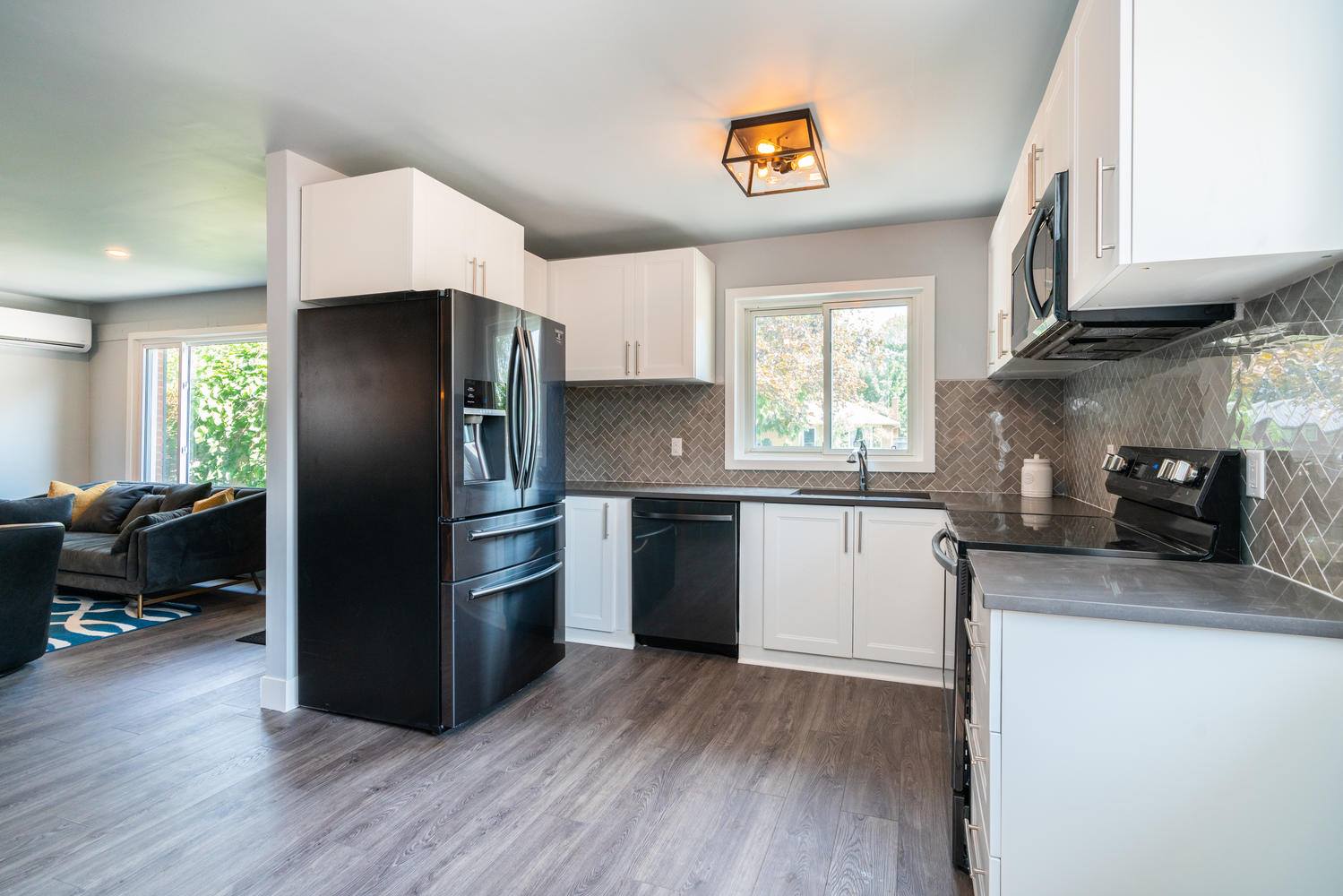Interior renovation project by Augustine Construction