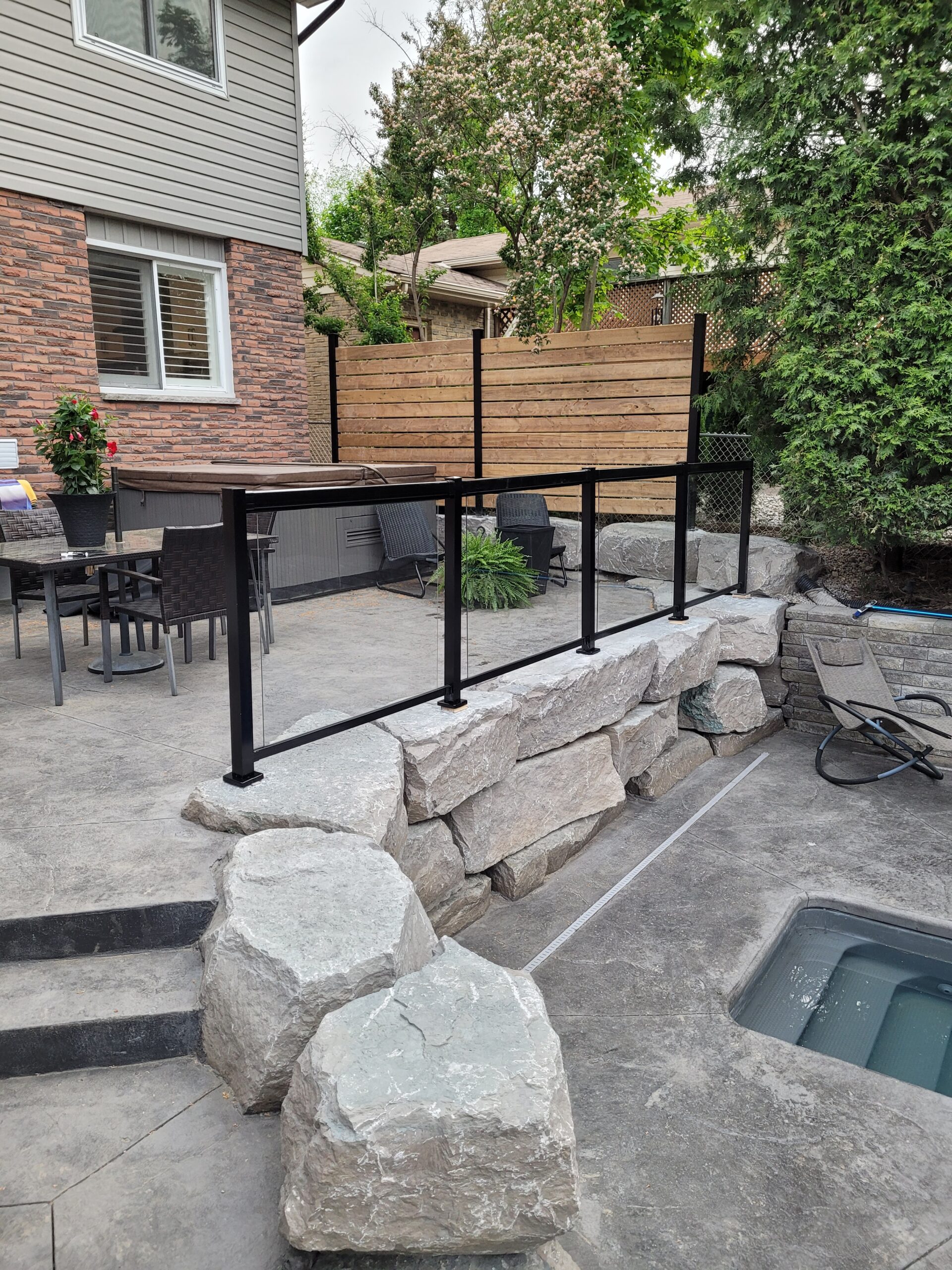 Retaining wall project