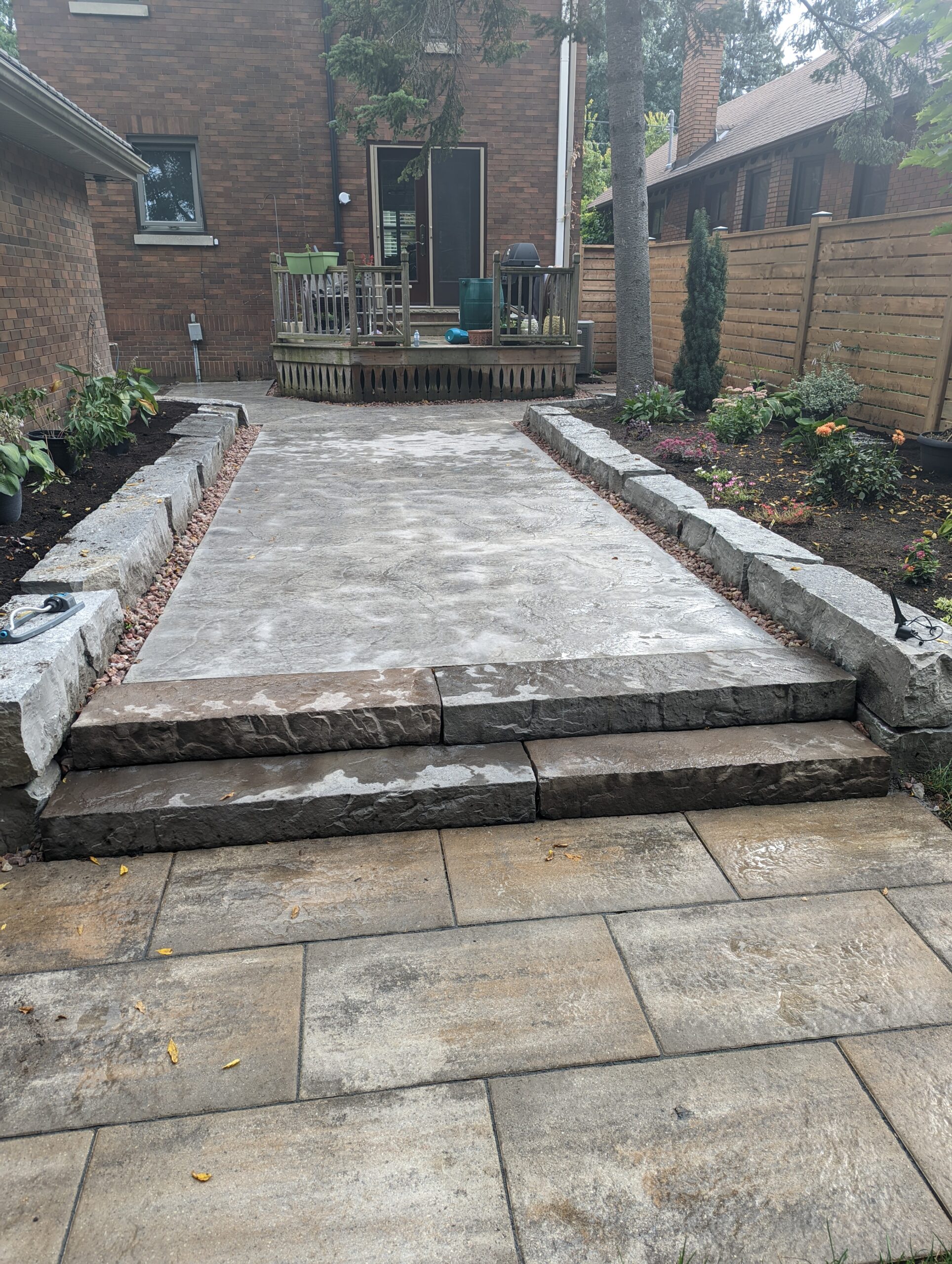 Concrete patio project